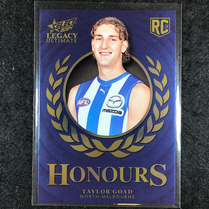 2024 Select AFL Legacy Ultimate TAYLOR GOAD Honours Rookie 238/255 #218