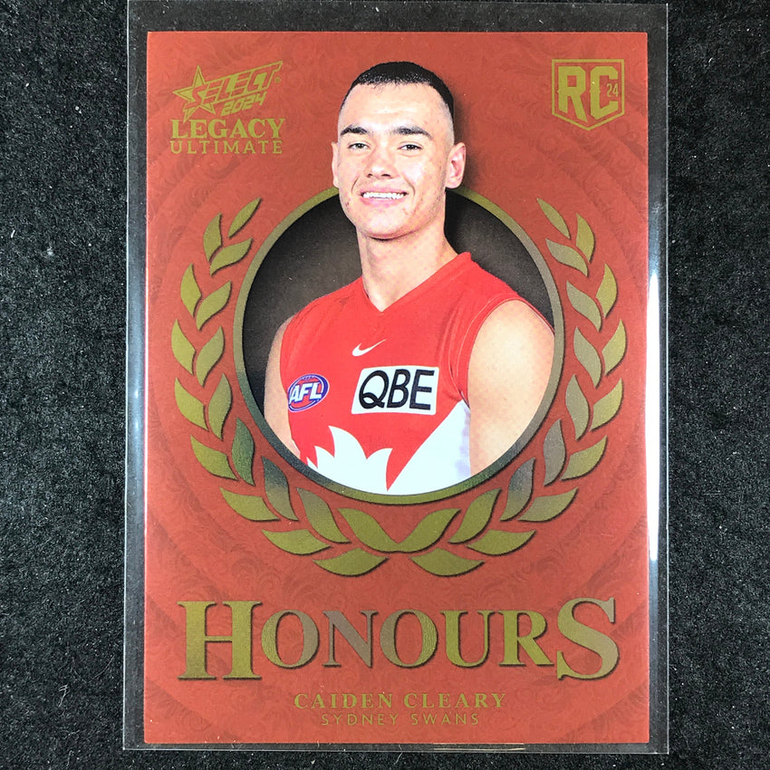 2024 Select AFL Legacy Ultimate CAIDEN CLEARY Honours Rookie 76/255 #222