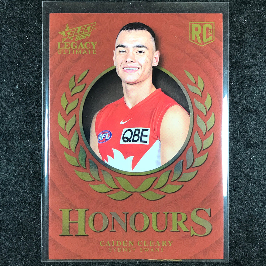 2024 Select AFL Legacy Ultimate CAIDEN CLEARY Honours Rookie 84/255 #222