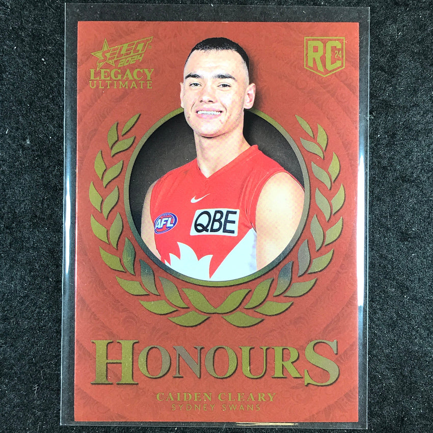 2024 Select AFL Legacy Ultimate CAIDEN CLEARY Honours Rookie 140/255 #222