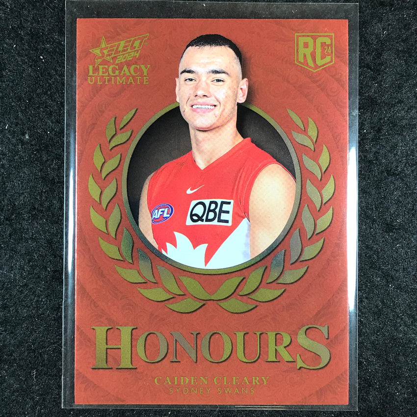2024 Select AFL Legacy Ultimate CAIDEN CLEARY Honours Rookie 187/255 #222