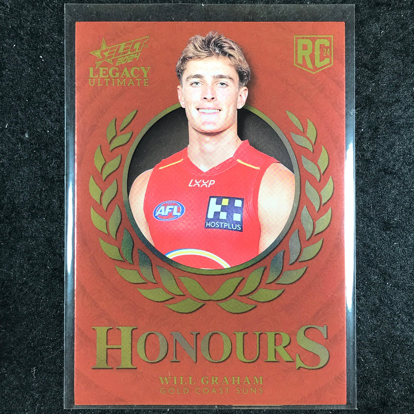 2024 Select AFL Legacy Ultimate WILL GRAHAM Honours Rookie 176/255 #224