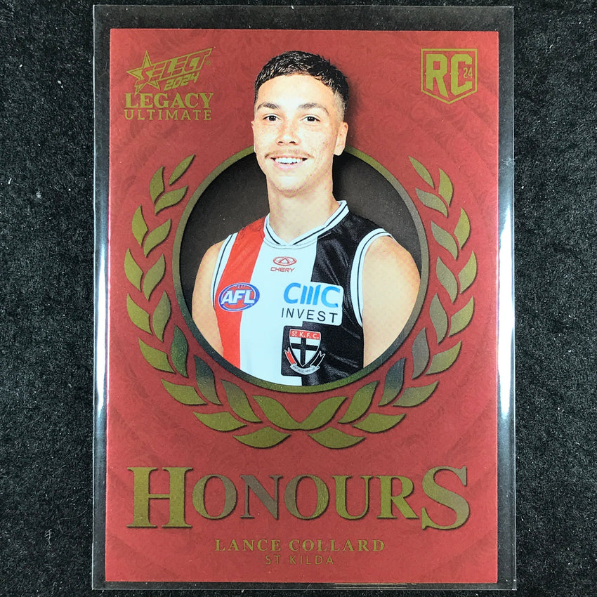 2024 Select AFL Legacy Ultimate LANCE COLLARD Honours Rookie 68/255 #226
