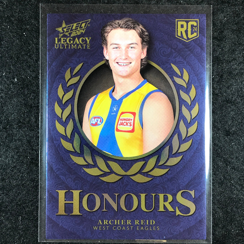 2024 Select AFL Legacy Ultimate ARCHER REID Honours Rookie 33/255 #228