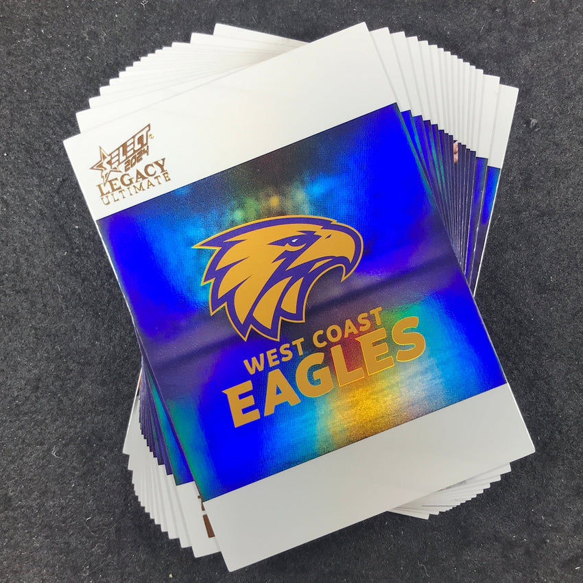 2024 Select AFL Legacy Ultimate WEST COAST EAGLES Base Team Set 124/450