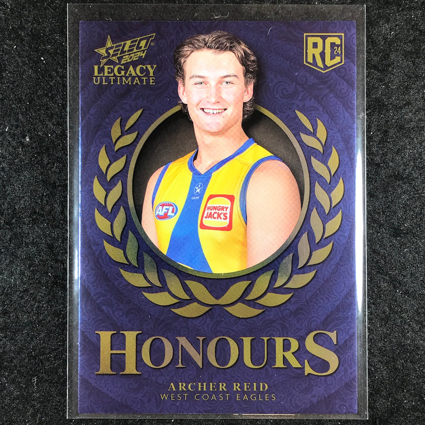 2024 Select AFL Legacy Ultimate ARCHER REID Honours Rookie 95/255 #228