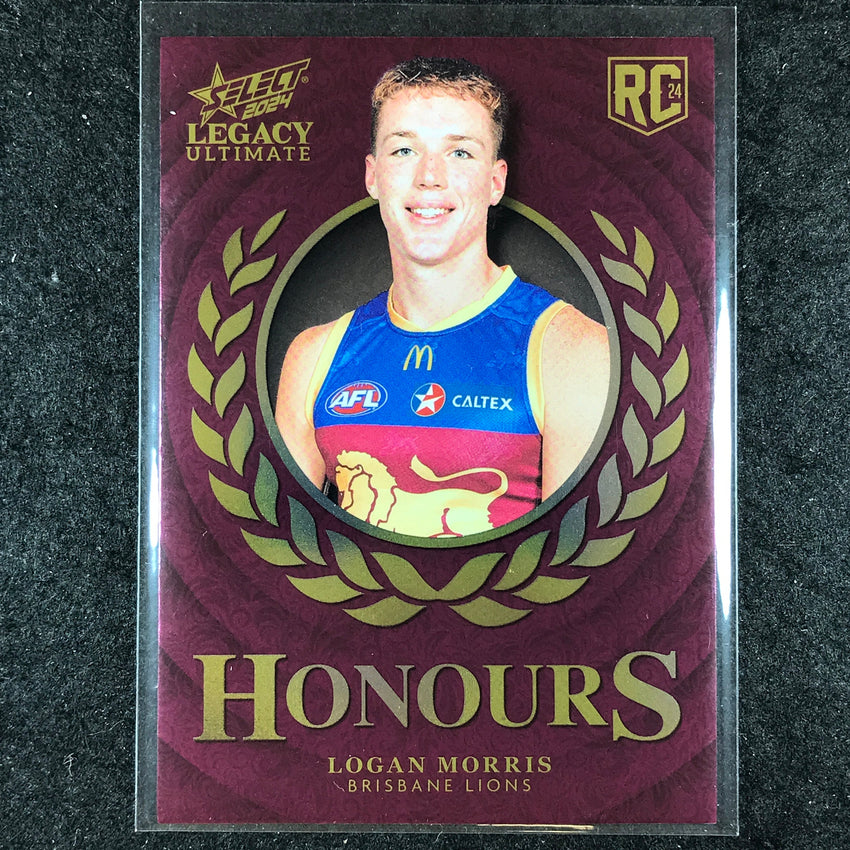 2024 Select AFL Legacy Ultimate LOGAN MORRIS Honours Rookie 100/255 #229