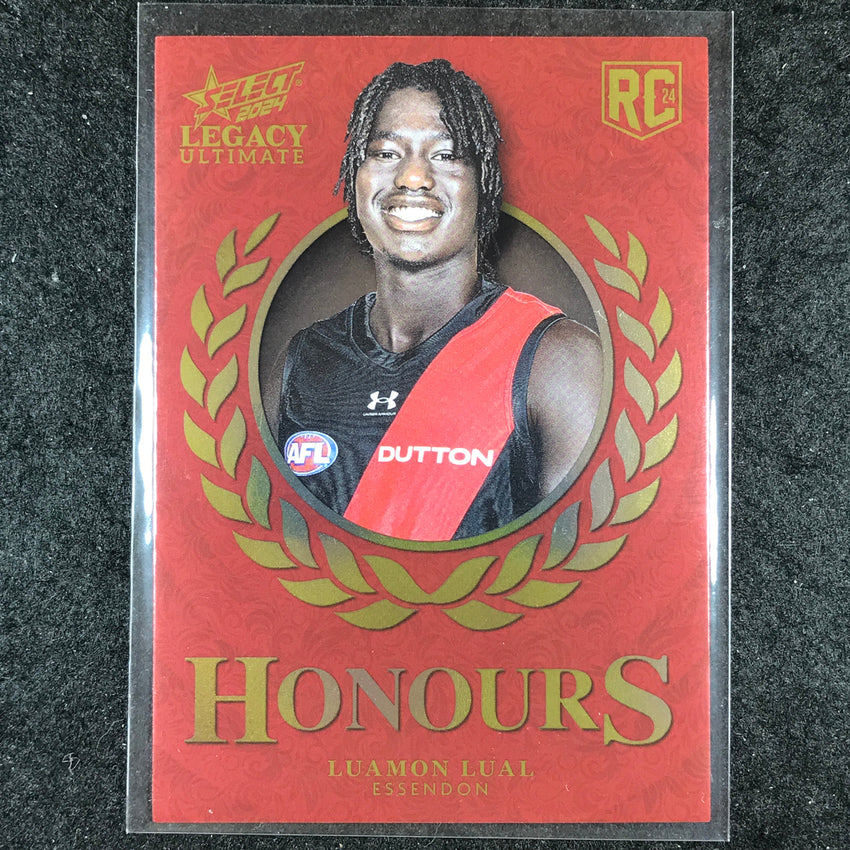 2024 Select AFL Legacy Ultimate LUAMON LUAL Honours Rookie 2/255 #237