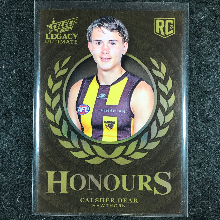 2024 Select AFL Legacy Ultimate CALSHER DEAR Honours Rookie 132/255 #254