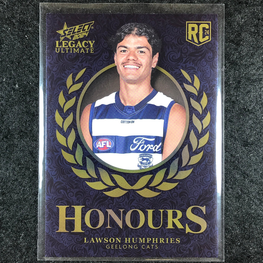 2024 Select AFL Legacy Ultimate LAWSON HUMPHRIES Honours Rookie 008/255 #261