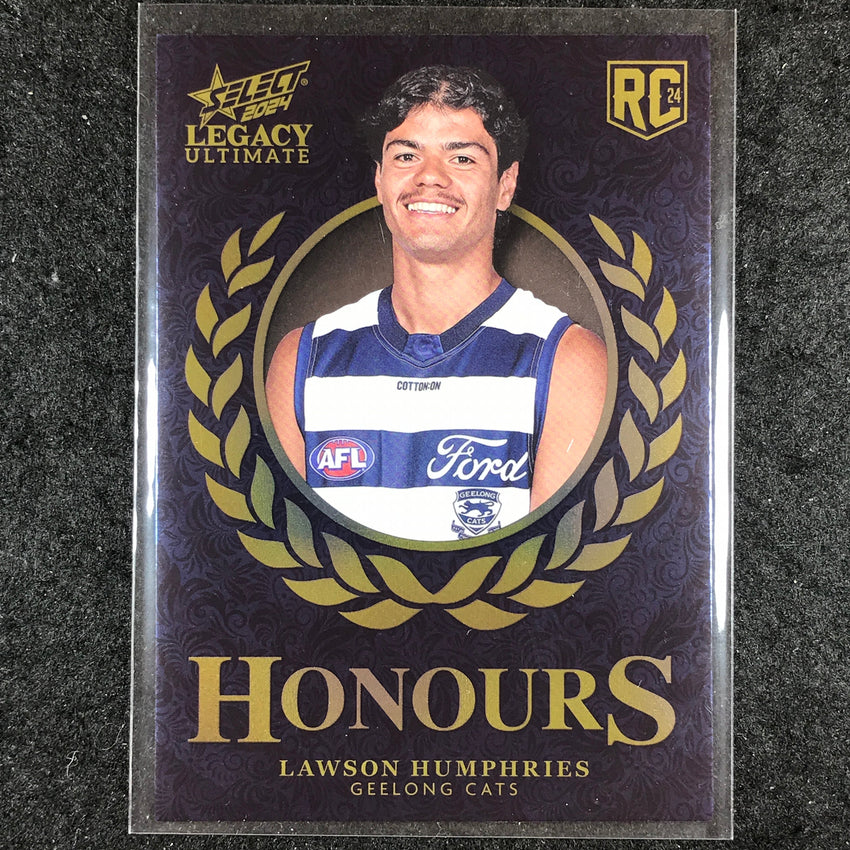 2024 Select AFL Legacy Ultimate LAWSON HUMPHRIES Honours Rookie 77/255 #261