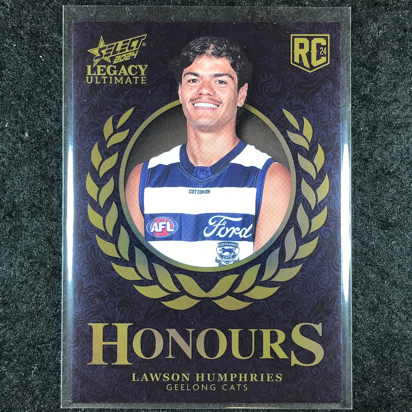 2024 Select AFL Legacy Ultimate LAWSON HUMPHRIES Honours Rookie 142/255 #261