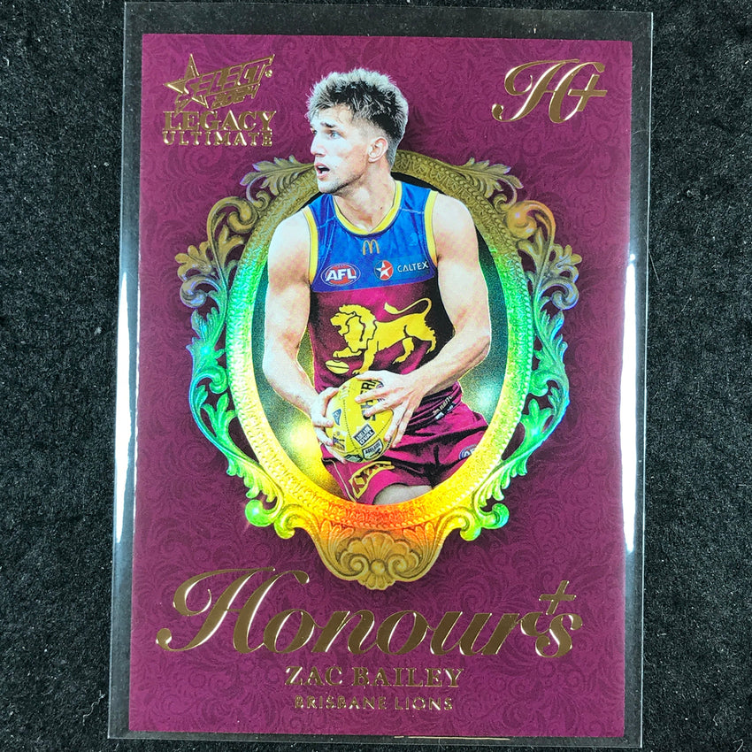 2024 Select AFL Legacy Ultimate ZAC BAILEY Honours+ 89/125 #18