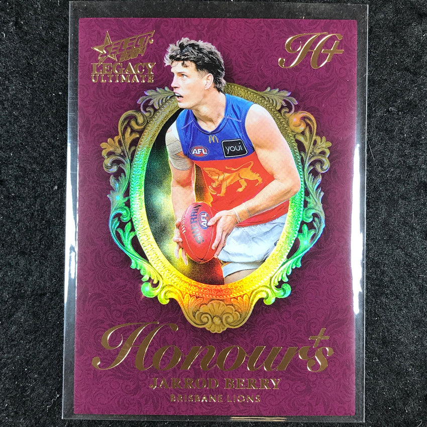 2024 Select AFL Legacy Ultimate JARROD BERRY Honours+ 59/125 #19