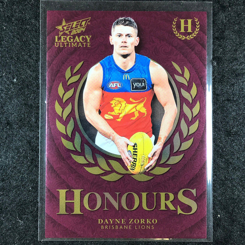 2024 Select AFL Legacy Ultimate DAYNE ZORKO Honours 121/255 #22