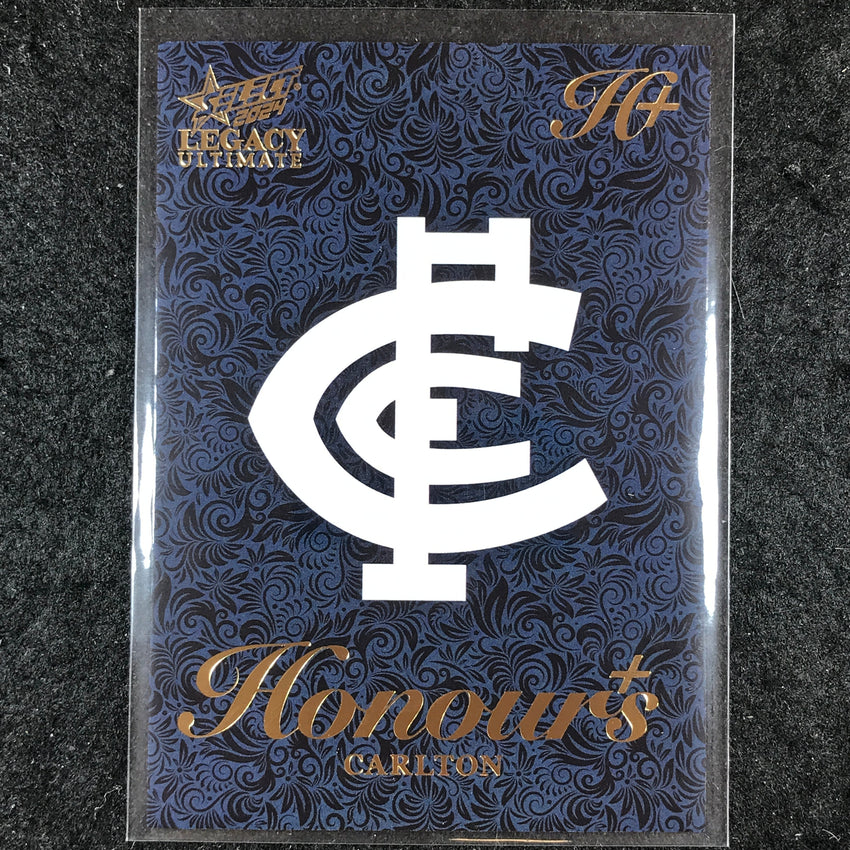 2024 Select AFL Legacy Ultimate CARLTON LOGO Honours+ 20/125 #31
