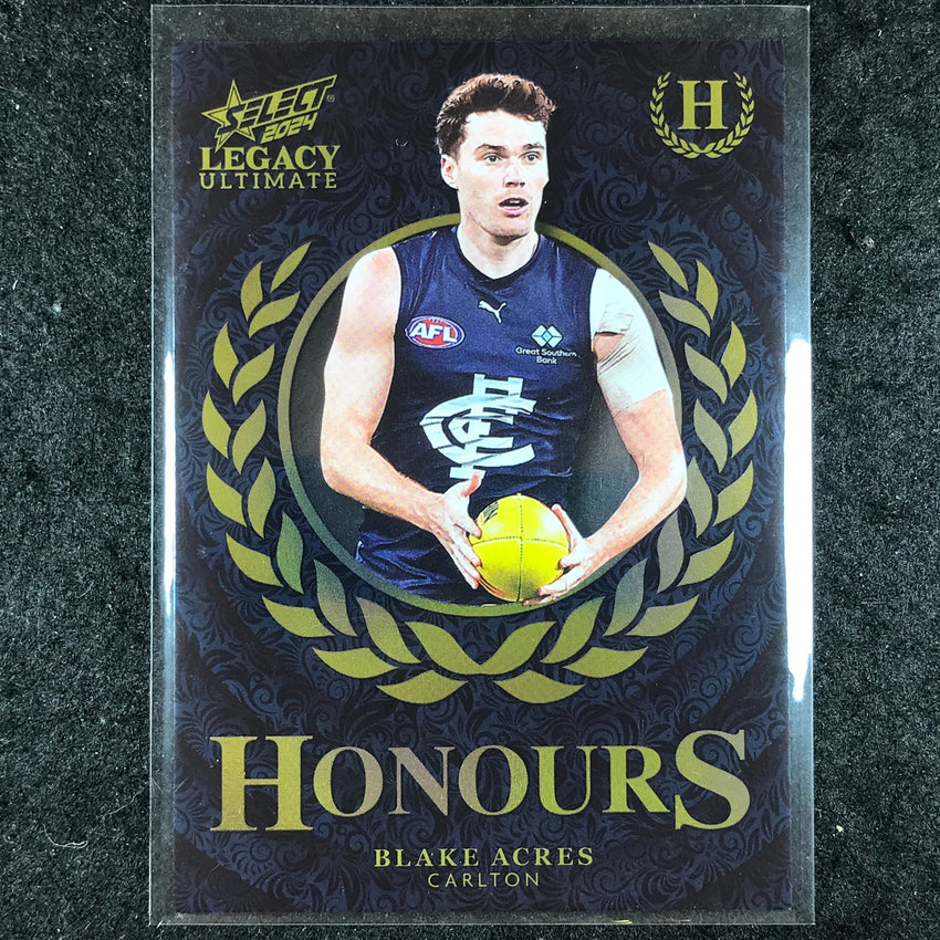 2024 Select AFL Legacy Ultimate BLAKE ACRES Honours 13/255 #24