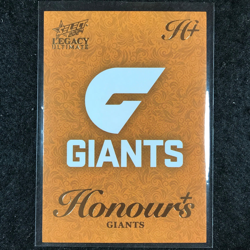2024 Select AFL Legacy Ultimate GIANTS LOGO Honours+ 42/125 #106