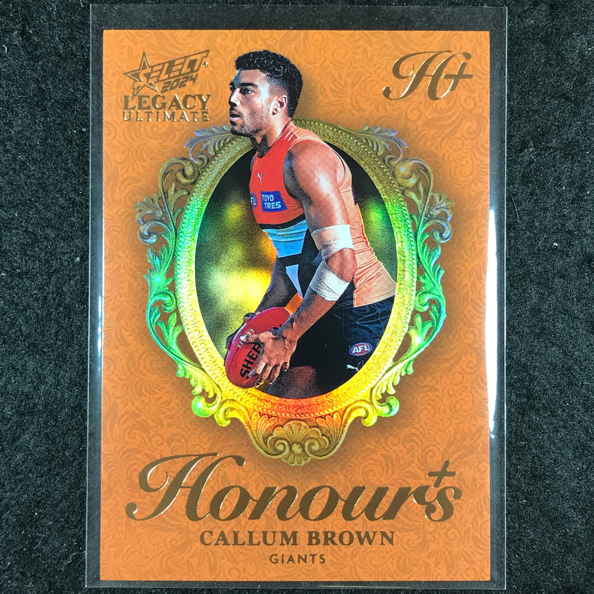 2024 Select AFL Legacy Ultimate CALLUM BROWN Honours+ 111/125 #107