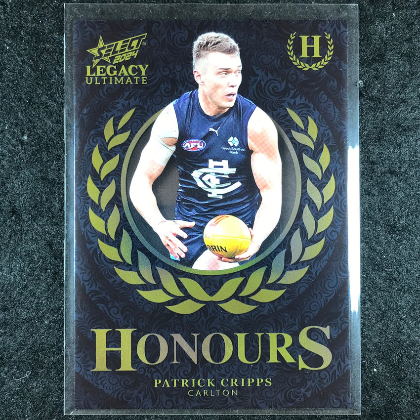 2024 Select AFL Legacy Ultimate PATRICK CRIPPS Honours 232/255 #26