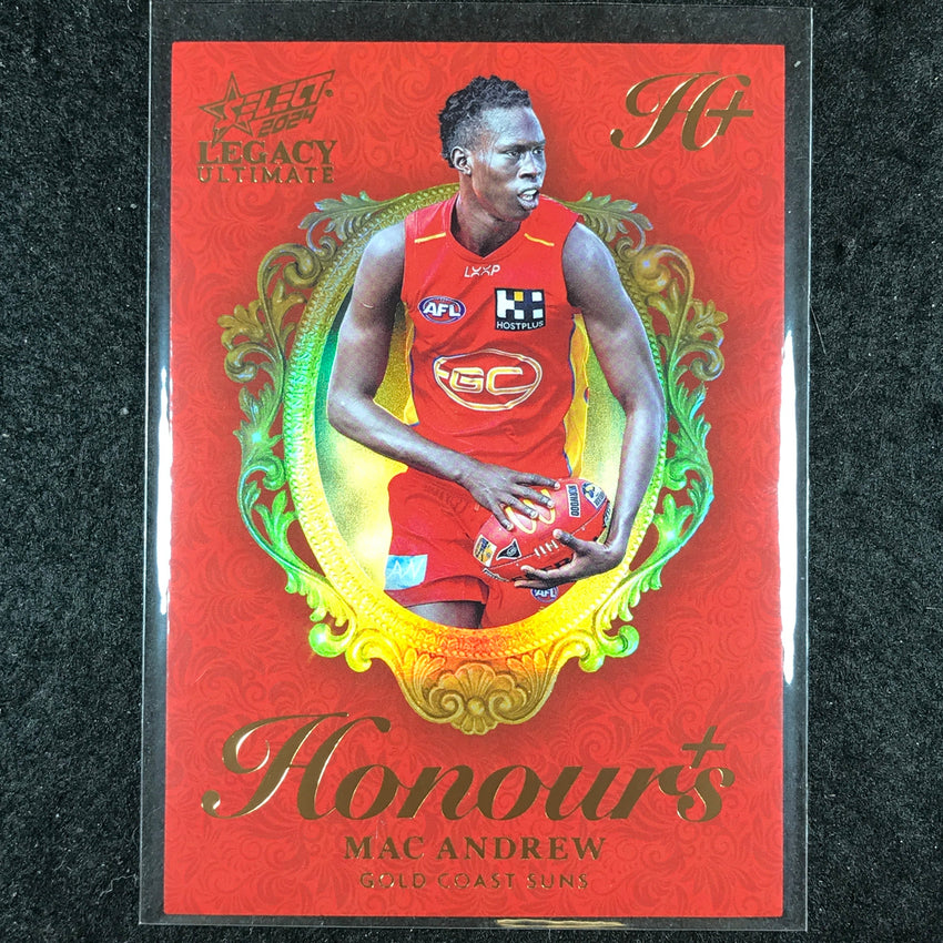 2024 Select AFL Legacy Ultimate MAC ANDREW Honours+ 22/125 #124