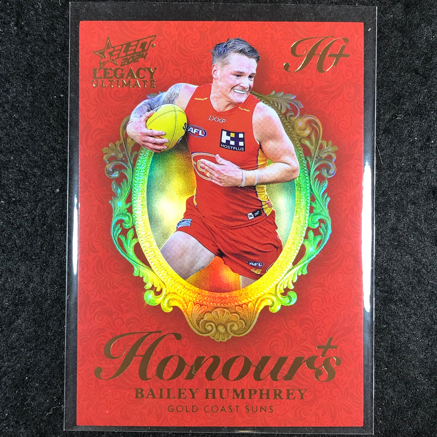 2024 Select AFL Legacy Ultimate BAILEY HUMPHREY Honours+ 101/125 #128