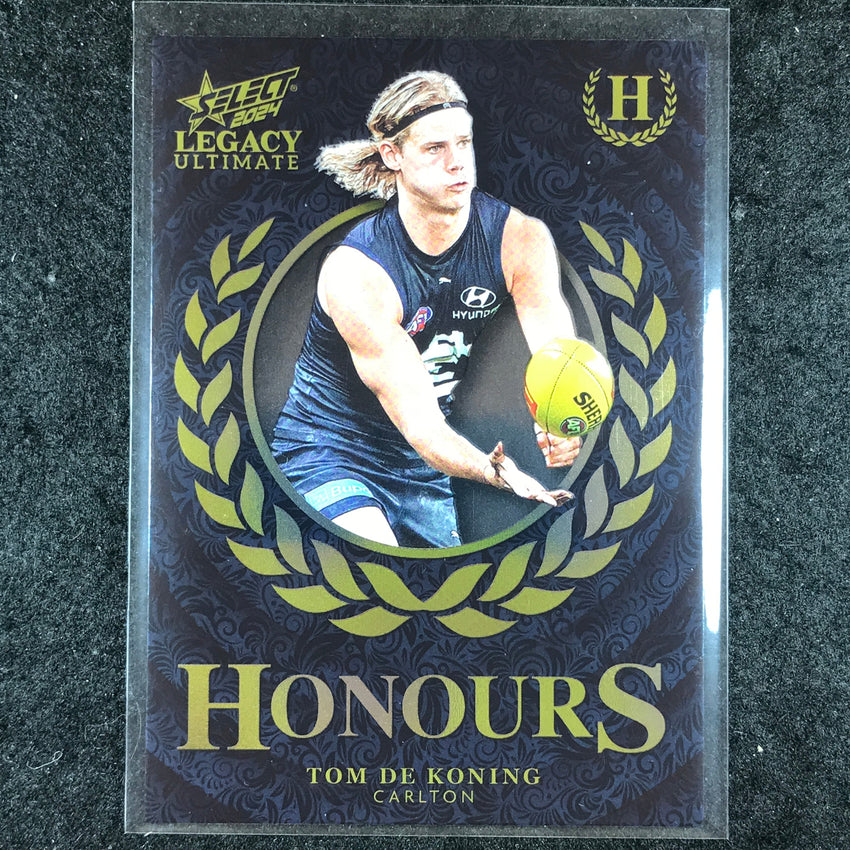 2024 Select AFL Legacy Ultimate TOM DE KONING Honours 100/255 #28