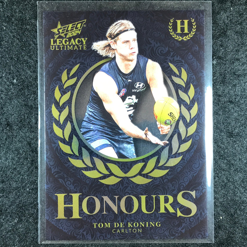 2024 Select AFL Legacy Ultimate TOM DE KONING Honours 150/255 #28