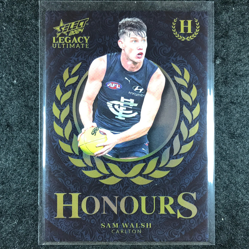 2024 Select AFL Legacy Ultimate SAM WALSH Honours 143/255 #32