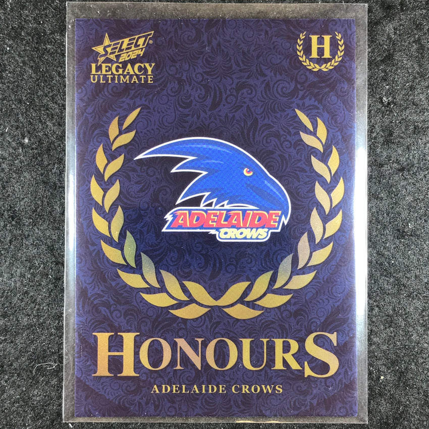 2024 Select AFL Legacy Ultimate ADELAIDE CROWS LOGO Honours 89/255 #1
