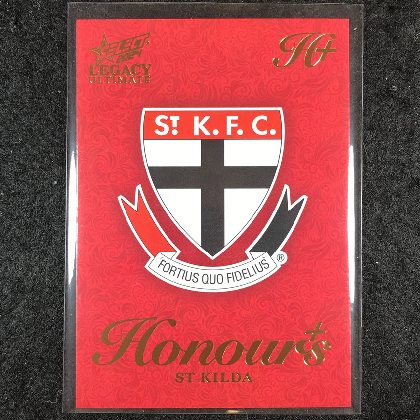 2024 Select AFL Legacy Ultimate ST KILDA LOGO Honours+ 61/125 #211