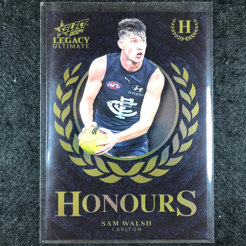 2024 Select AFL Legacy Ultimate SAM WALSH Honours 155/255 #32