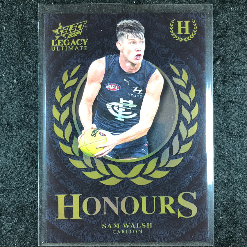 2024 Select AFL Legacy Ultimate SAM WALSH Honours 195/255 #32