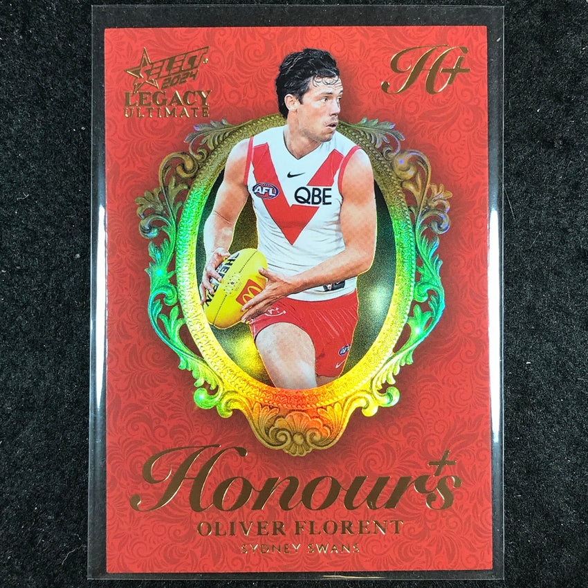 2024 Select AFL Legacy Ultimate OLIVER FLORENT Honours+ 75/125 #229