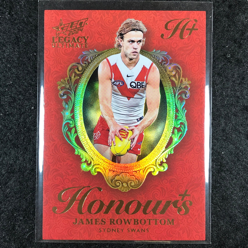 2024 Select AFL Legacy Ultimate JAMES ROWBOTTOM Honours+ 114/125 #239
