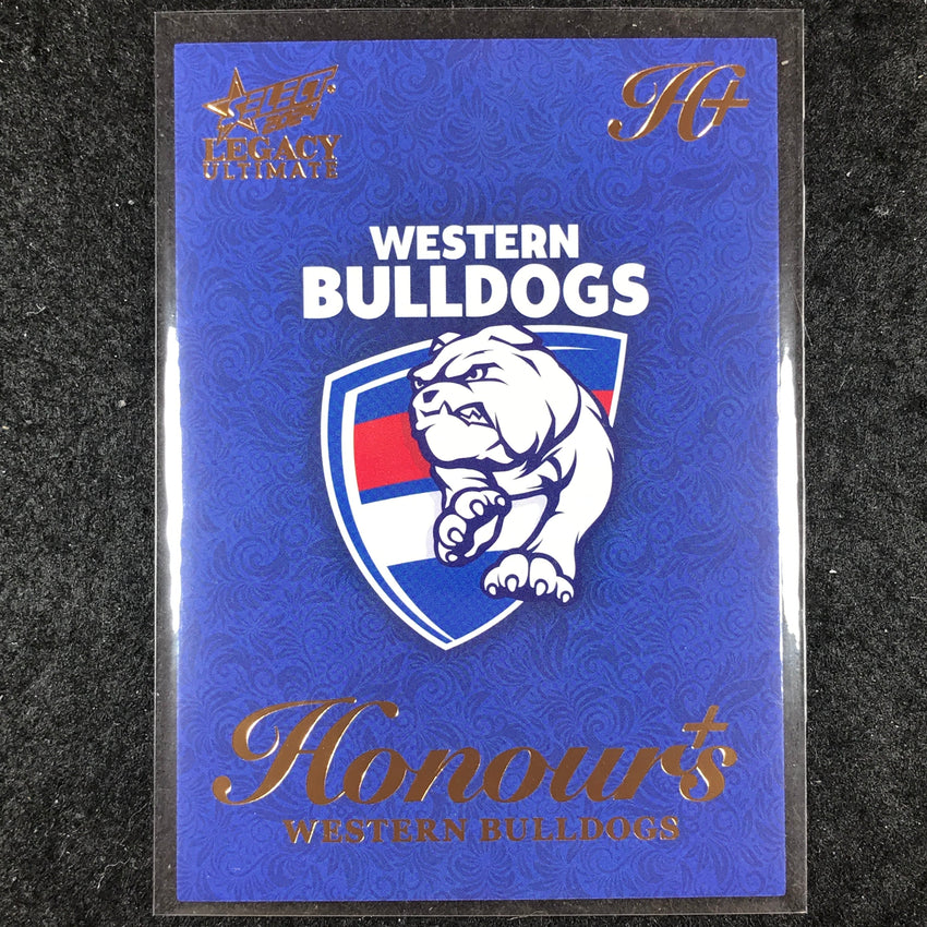 2024 Select AFL Legacy Ultimate WESTERN BULLDOGS LOGO Honours+ 88/125 #256