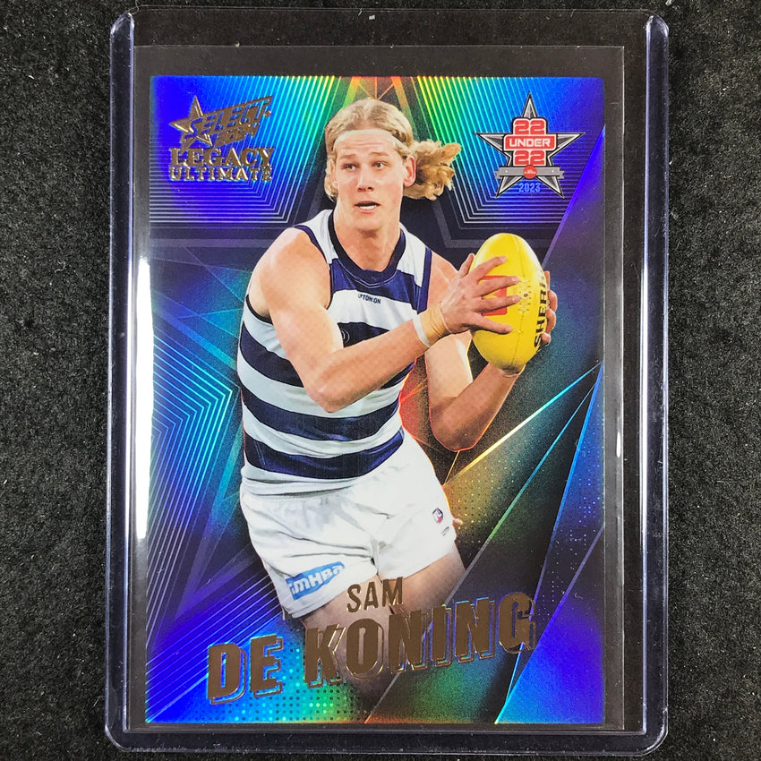 2024 Select AFL Legacy Ultimate SAM DE KONING 22 Under 22 104/180 #2