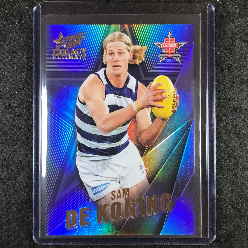 2024 Select AFL Legacy Ultimate SAM DE KONING 22 Under 22 131/180 #2