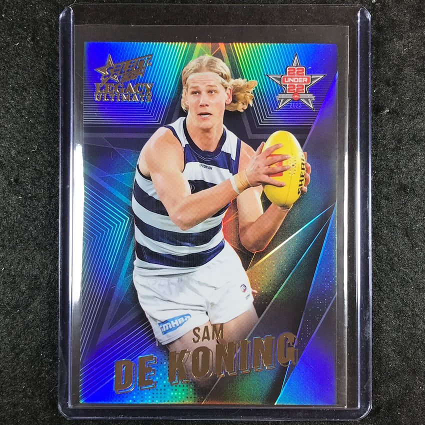 2024 Select AFL Legacy Ultimate SAM DE KONING 22 Under 22 159/180 #2