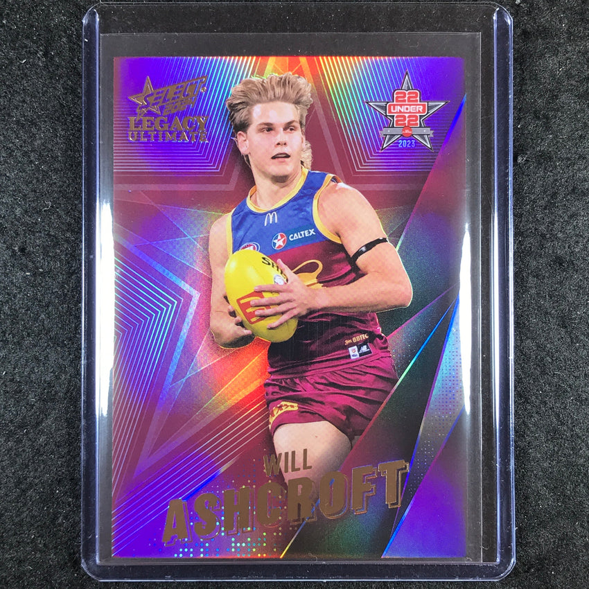 2024 Select AFL Legacy Ultimate WILL ASHCROFT 22 Under 22 141/180 #9