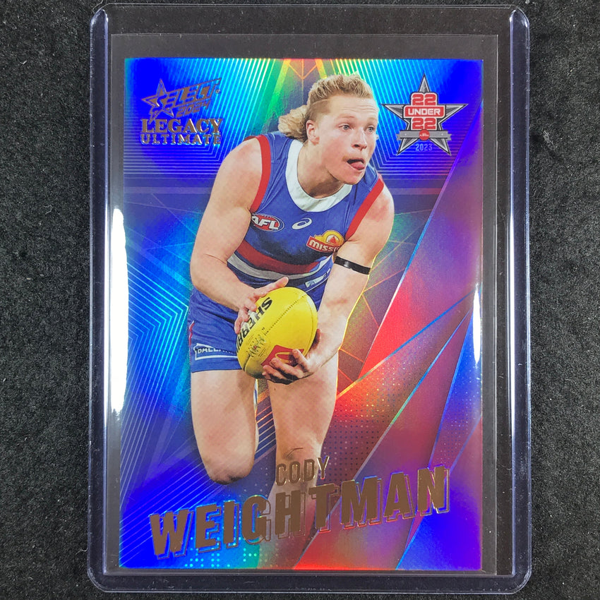 2024 Select AFL Legacy Ultimate CODY WEIGHTMAN 22 Under 22 15/180 #12