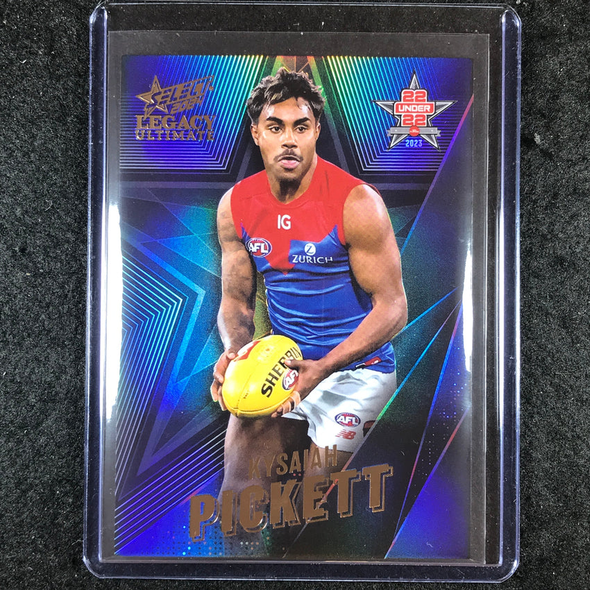 2024 Select AFL Legacy Ultimate KYSAIAH PICKETT 22 Under 22 59/180 #13