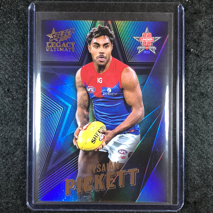 2024 Select AFL Legacy Ultimate KYSAIAH PICKETT 22 Under 22 114/180 #13