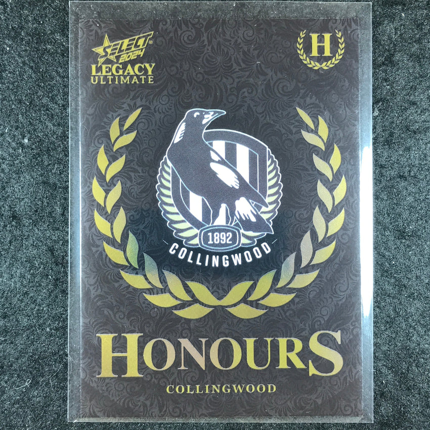 2024 Select AFL Legacy Ultimate COLLINGWOOD LOGO Honours 205/255 #34