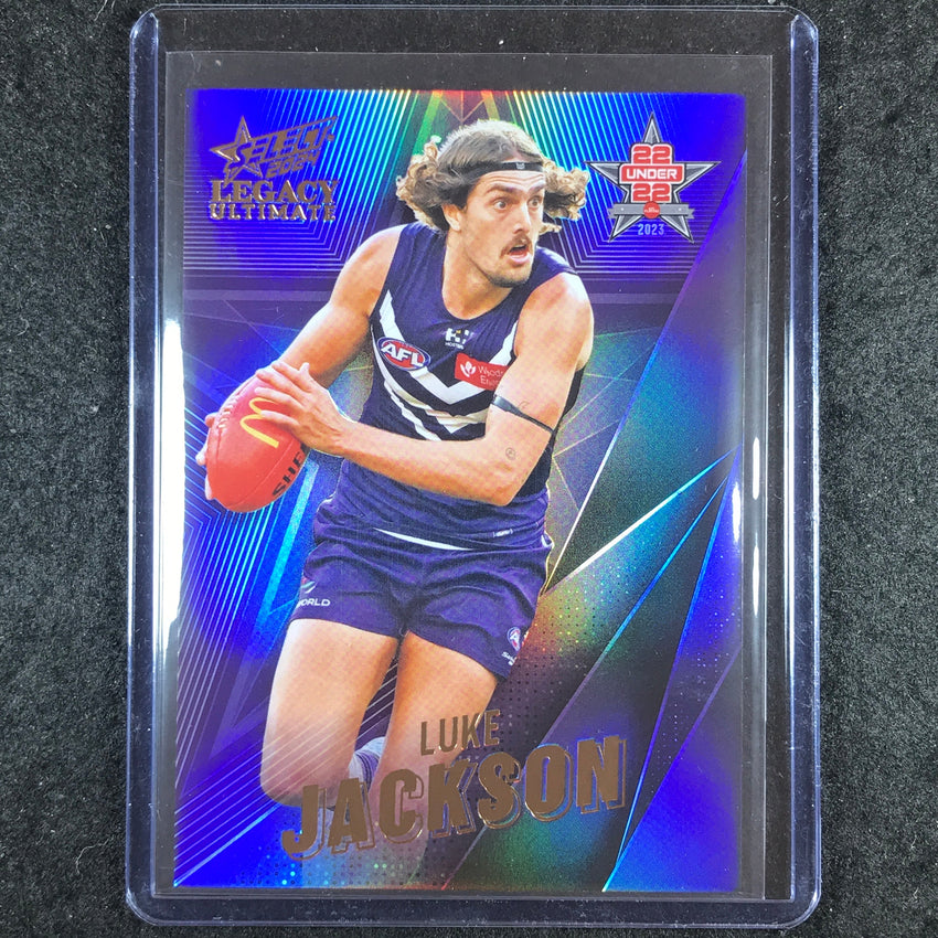 2024 Select AFL Legacy Ultimate LUKE JACKSON 22 Under 22 136/180 #16