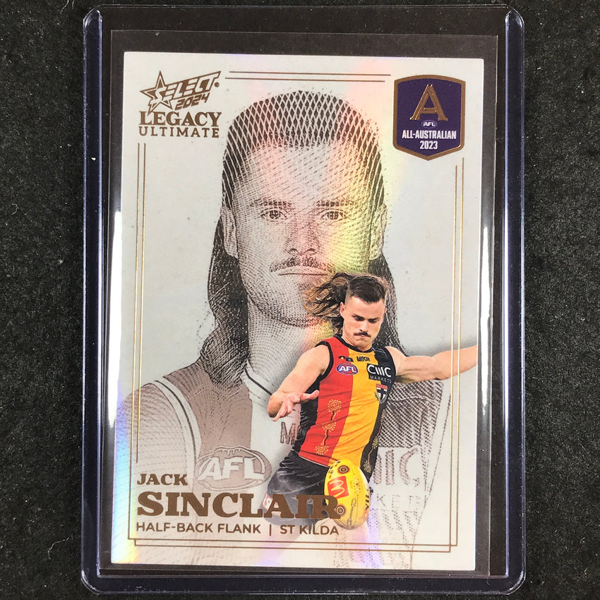 2024 Select AFL Legacy Ultimate JACK SINCLAIR 2023 All-Australian 50/180 #4