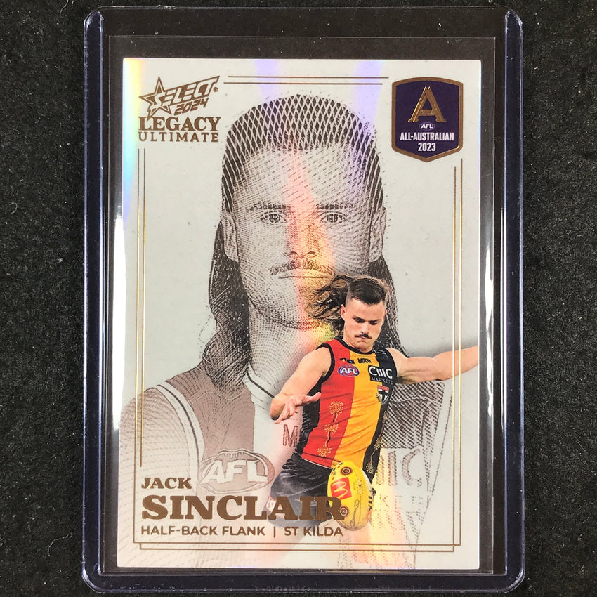 2024 Select AFL Legacy Ultimate JACK SINCLAIR 2023 All-Australian 180/180 #4