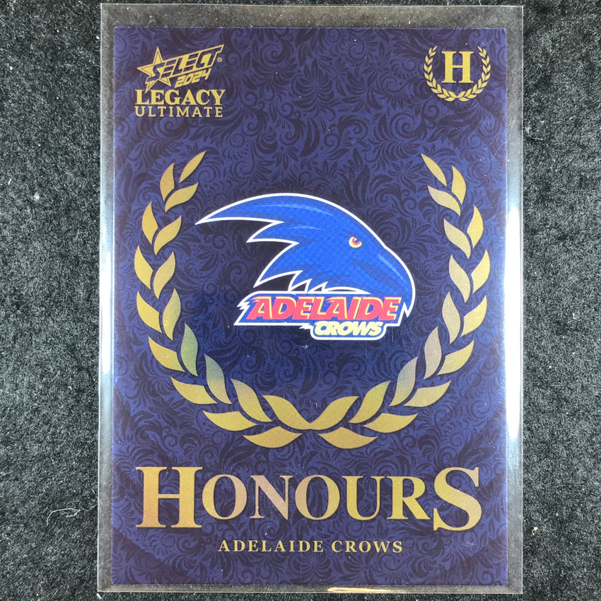 2024 Select AFL Legacy Ultimate ADELAIDE CROWS LOGO Honours 92/255 #1