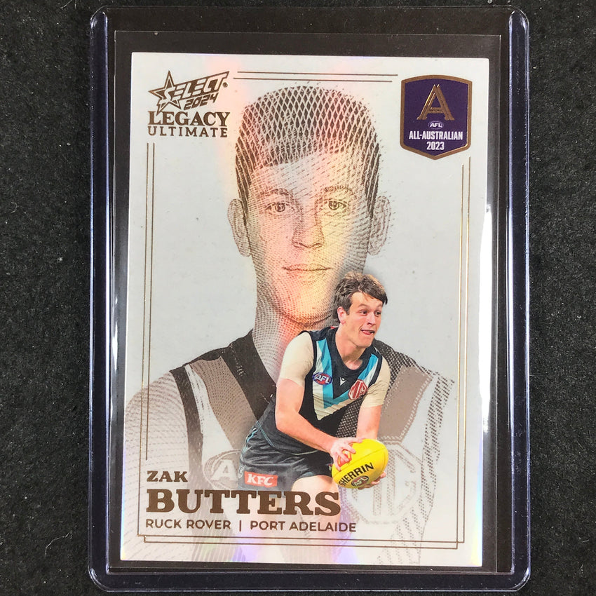 2024 Select AFL Legacy Ultimate ZAK BUTTERS 2023 All-Australian 86/180 #17
