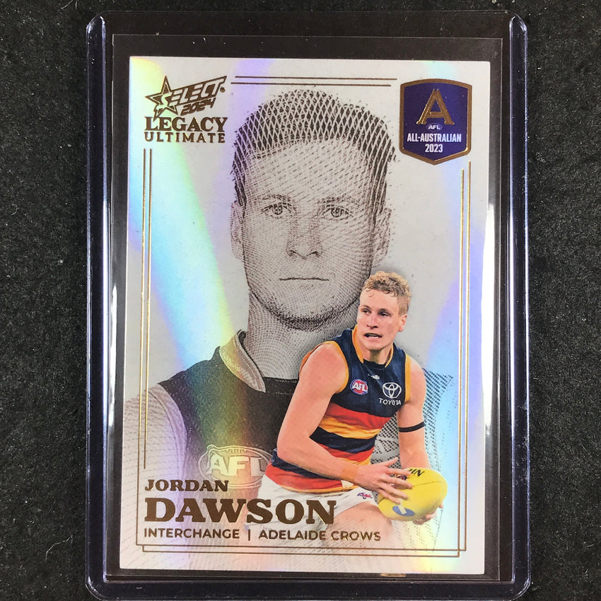 2024 Select AFL Legacy Ultimate JORDAN DAWSON 2023 All-Australian 90/180 #19